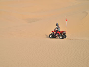 Man in desert