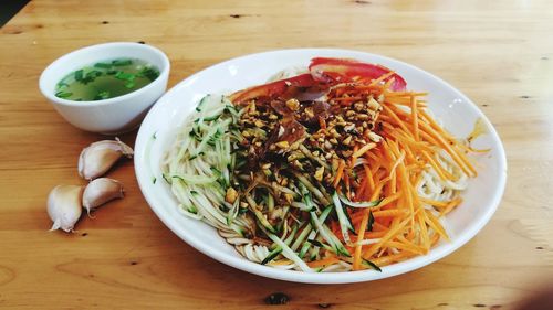 Close-up of food served in bowl