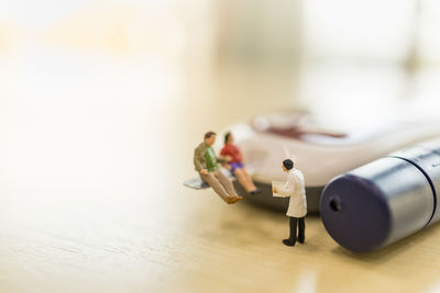 Close-up of stuffed toy on table