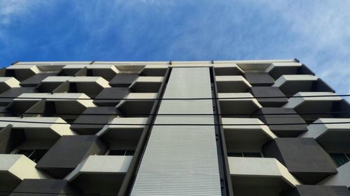 Low angle view of building against sky