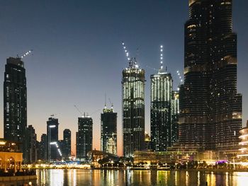 Dubai city night view