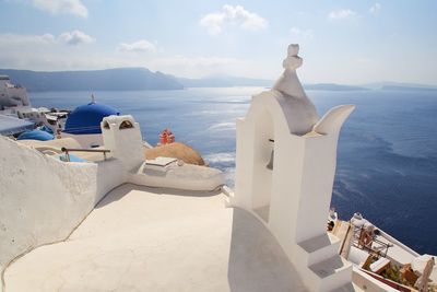 Panoramic view of sea against sky