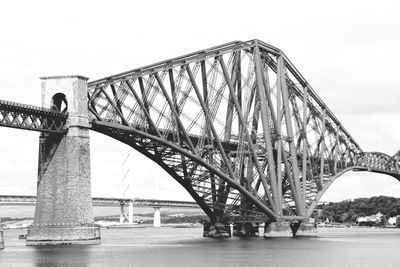 Low angle view of bridge over river