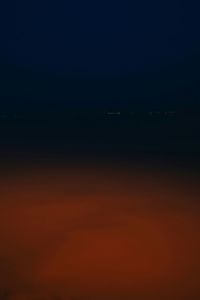 Scenic view of landscape at night