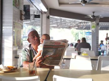 People at restaurant