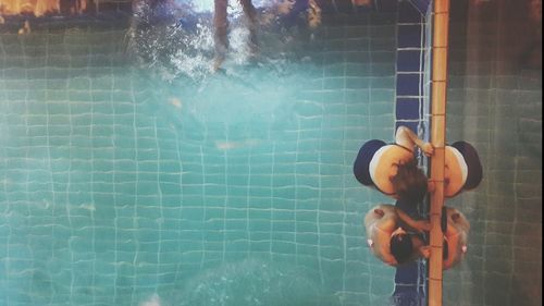 Close-up of orange wall