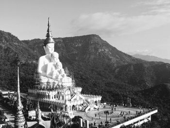 Panoramic view of building against sky