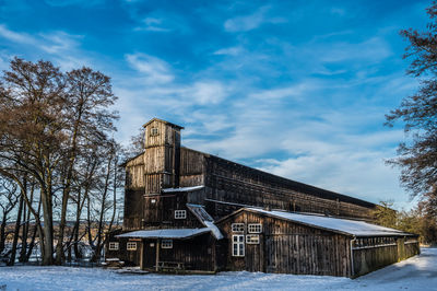 The old klostermølle at lake mossø, voerladegård, skanderborg, denmark