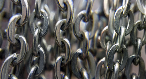 Full frame shot of chain