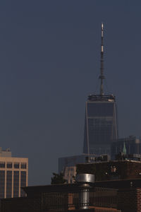 Low angle view of building against sky at night