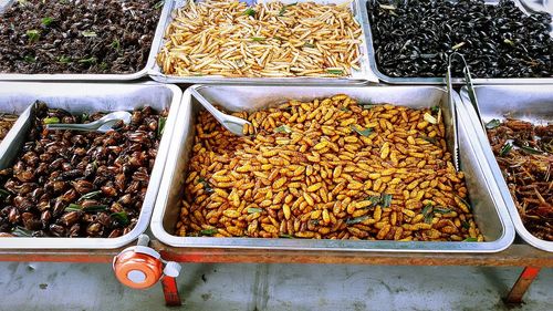 Full frame shot of vegetables for sale
