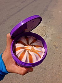 Close-up of cropped hand