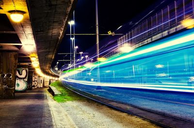 Blurred motion of blurred motion of blurred lights