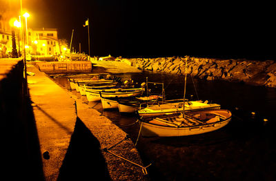 Street light at night