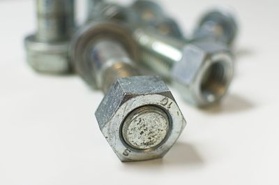 Close-up of machine part