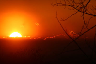 Scenic view of sunset