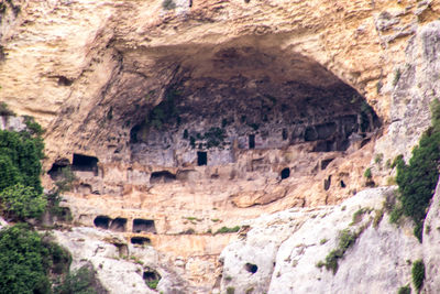 View of rock formation