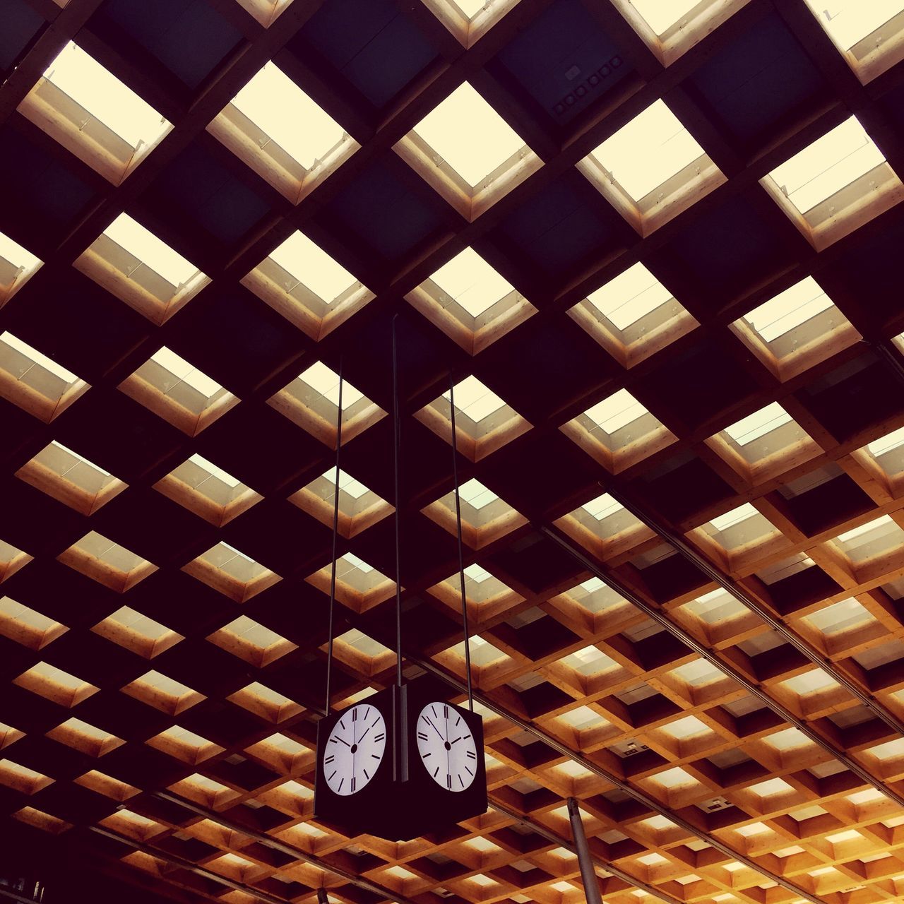 indoors, clock, no people, time, day, architecture, minute hand, clock face