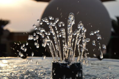 Close up of water