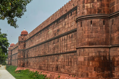 Low angle view of building against sky