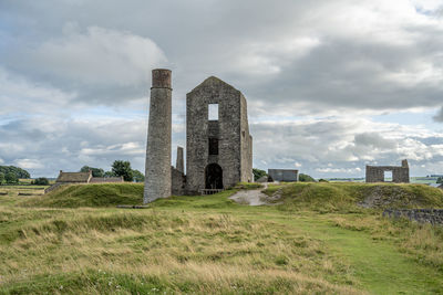 Magpie mine. disused lead mine near the village of sheldon in the derbyshire peak district, england.