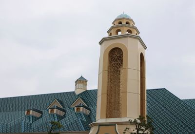 Low angle view of building against sky