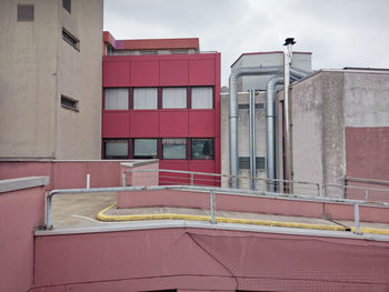 Low angle view of building against sky