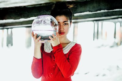 Portrait of a young woman