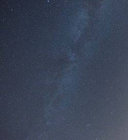 Low angle view of stars in sky