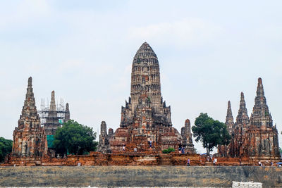 View of temple against sky