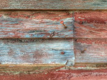 Full frame of weathered wall