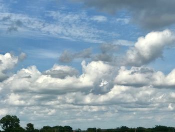 Low angle view of clouds in sky