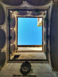 Low angle view of building against sky