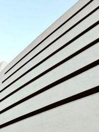 Low angle view of building against clear sky