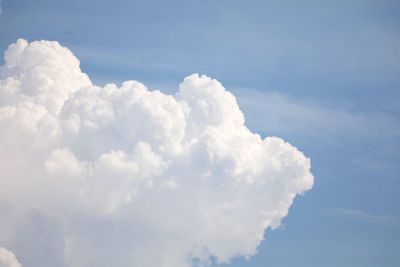 Low angle view of clouds in sky