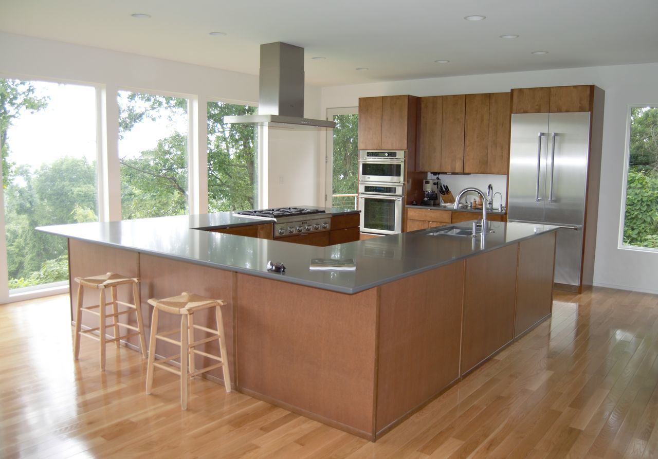 WOODEN TABLE IN ROOM