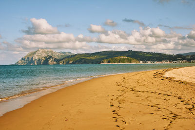 Laredo beach in summer