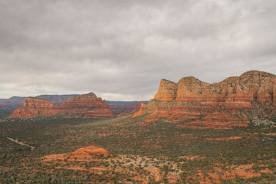 Views of red rock buttes and formations within coconino national forest in sedona arizona usa 