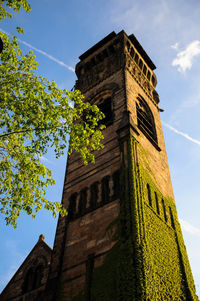 Low angle view of building against sky