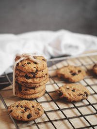 Close-up of cookies