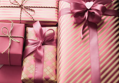 Close-up of christmas decorations on table