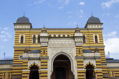 Low angle view of building against sky