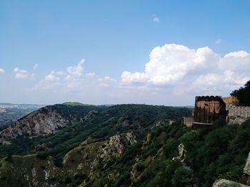 Panoramic view of fort against sky.
beautiful top hill view. 