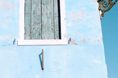 Close-up of closed door