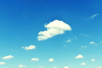 Low angle view of clouds in sky