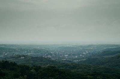 Aerial view of city