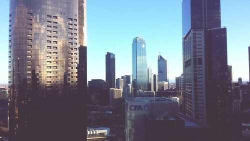 Skyscrapers in city