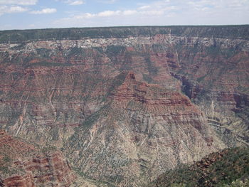 Aerial view of landscape against sky