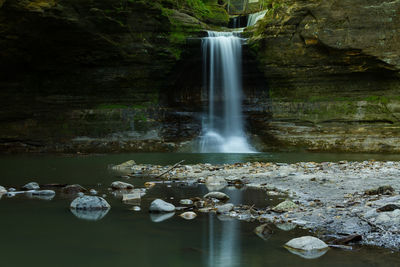 View of waterfall