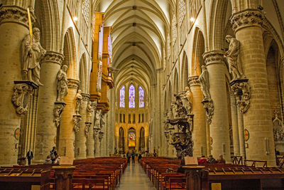 Interior of temple